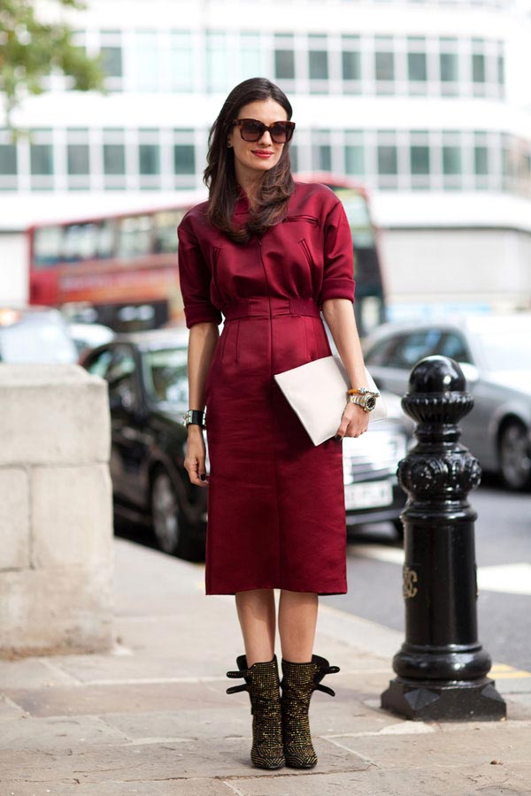Street-Style-London-red